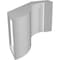 Ekena Millwork 5-in. W x 8-in. D x 8-in. H Del Monte Architectural Grade PVC Knee Brace BRCP05X08X08DEL - alternate 2